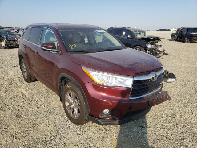 TOYOTA HIGHLANDER 2014 5tdjkrfh3es022157