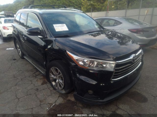 TOYOTA HIGHLANDER 2015 5tdjkrfh3fs205527