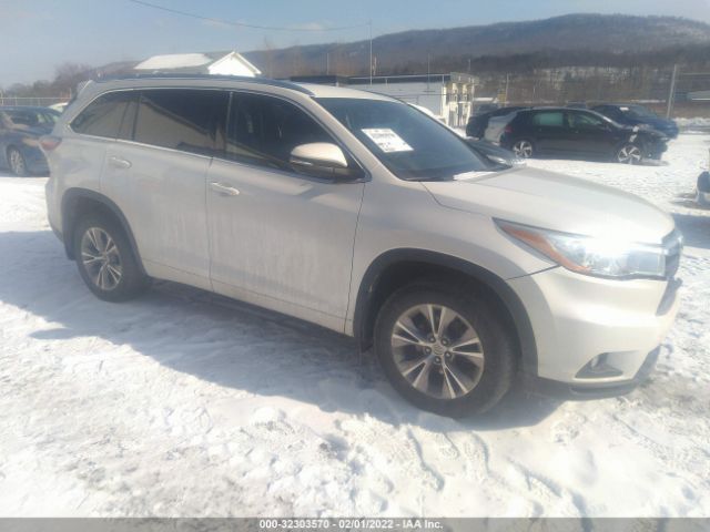 TOYOTA HIGHLANDER 2015 5tdjkrfh3fs212994