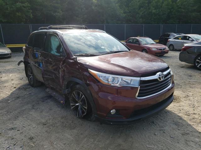 TOYOTA HIGHLANDER 2016 5tdjkrfh3gs274333