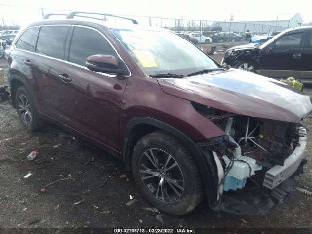 TOYOTA HIGHLANDER 2016 5tdjkrfh3gs274512