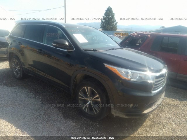 TOYOTA HIGHLANDER 2016 5tdjkrfh3gs505067