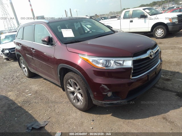 TOYOTA HIGHLANDER 2014 5tdjkrfh4es058004