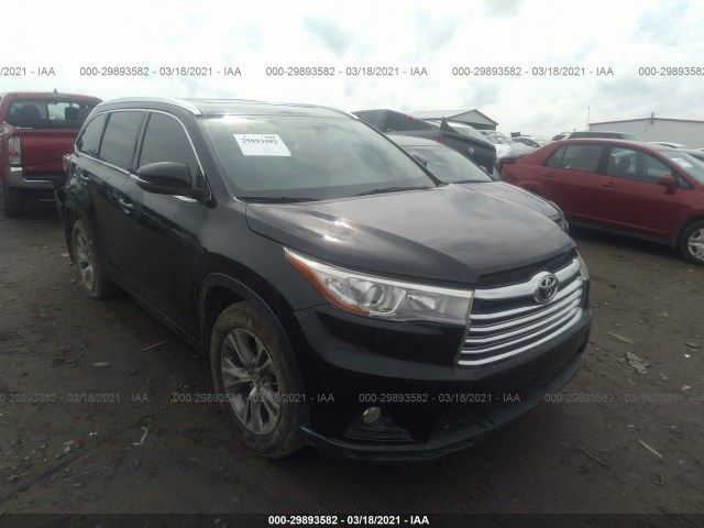 TOYOTA HIGHLANDER 2015 5tdjkrfh4fs110880