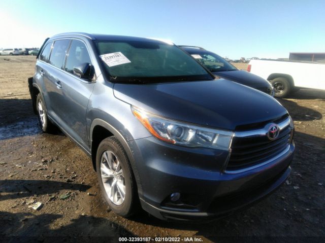 TOYOTA HIGHLANDER 2015 5tdjkrfh4fs146603