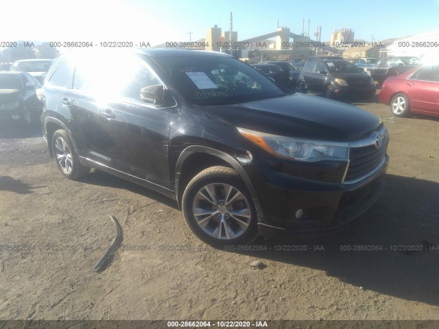 TOYOTA HIGHLANDER 2015 5tdjkrfh4fs185384