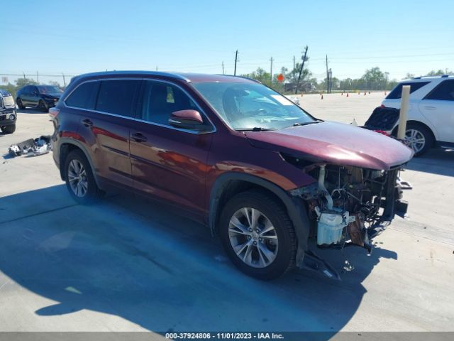 TOYOTA HIGHLANDER 2015 5tdjkrfh4fs205245