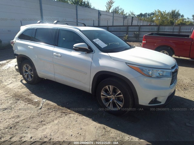 TOYOTA HIGHLANDER 2015 5tdjkrfh4fs211143