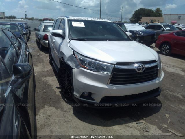 TOYOTA HIGHLANDER 2016 5tdjkrfh4gs287916