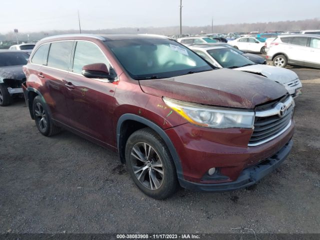 TOYOTA HIGHLANDER 2016 5tdjkrfh4gs341988