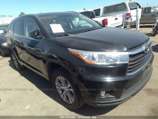 TOYOTA HIGHLANDER 2015 5tdjkrfh5fs105493