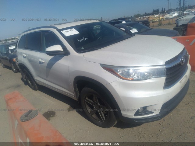 TOYOTA HIGHLANDER 2015 5tdjkrfh5fs129180