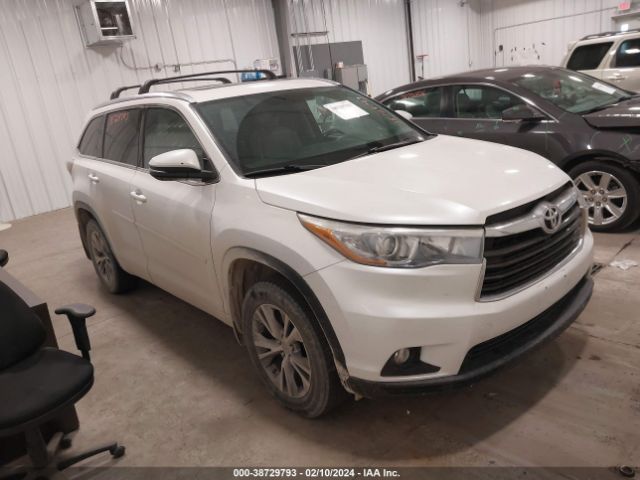 TOYOTA HIGHLANDER 2015 5tdjkrfh5fs151504