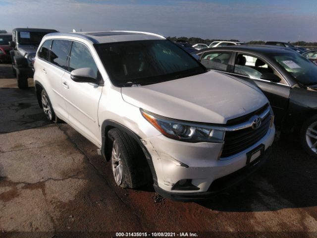 TOYOTA HIGHLANDER 2015 5tdjkrfh5fs175740