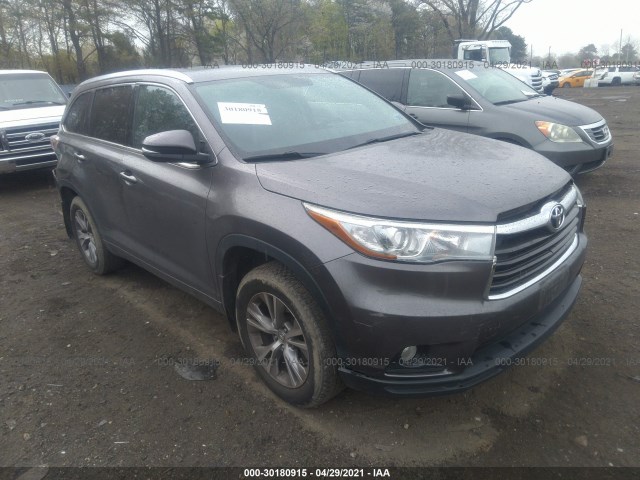 TOYOTA HIGHLANDER 2015 5tdjkrfh5fs185331