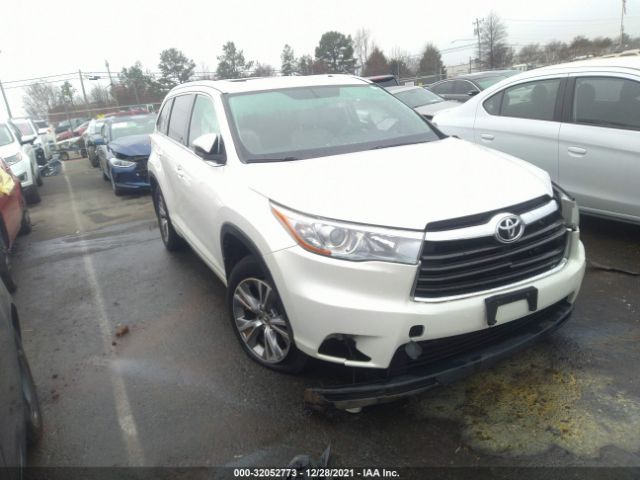 TOYOTA HIGHLANDER 2015 5tdjkrfh5fs218490