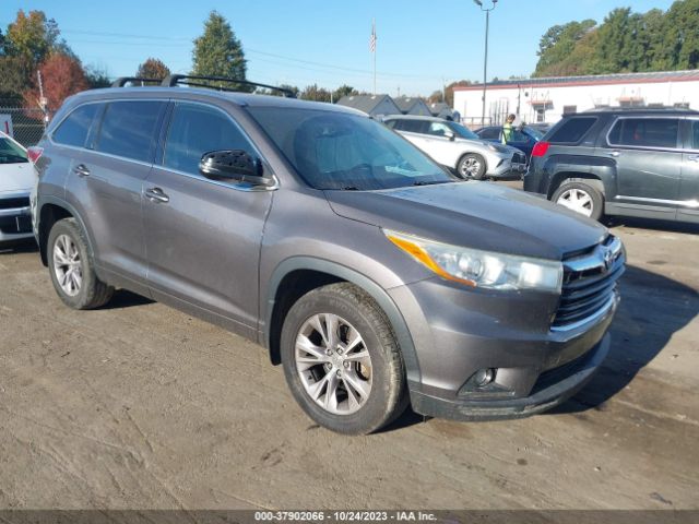 TOYOTA HIGHLANDER 2015 5tdjkrfh5fs223852