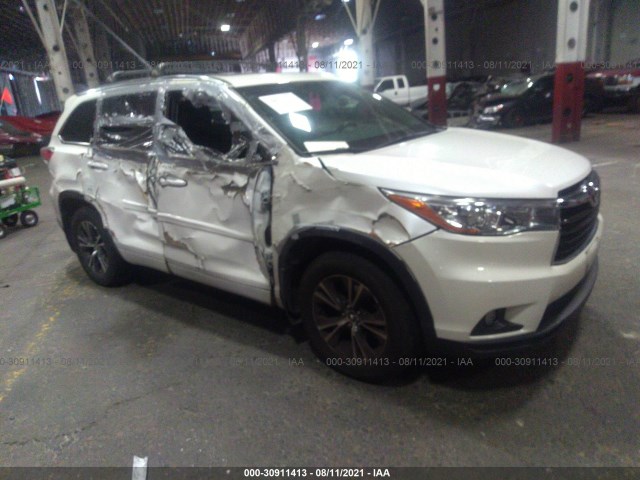 TOYOTA HIGHLANDER 2016 5tdjkrfh5gs270865