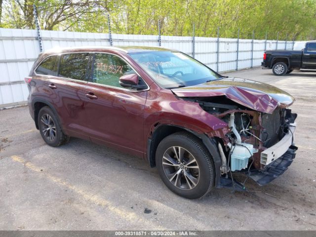 TOYOTA HIGHLANDER 2016 5tdjkrfh5gs282675