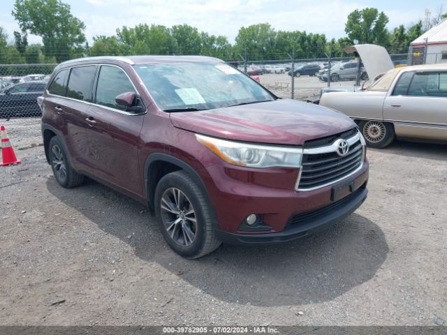 TOYOTA HIGHLANDER 2016 5tdjkrfh5gs308417