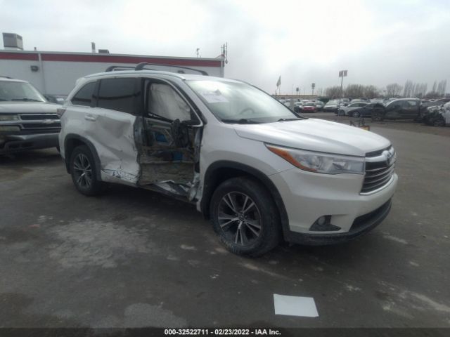 TOYOTA HIGHLANDER 2016 5tdjkrfh5gs351686