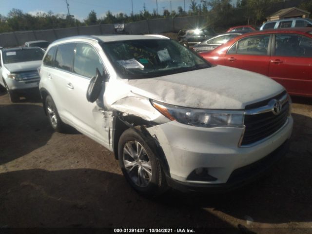 TOYOTA HIGHLANDER 2015 5tdjkrfh6fs082337