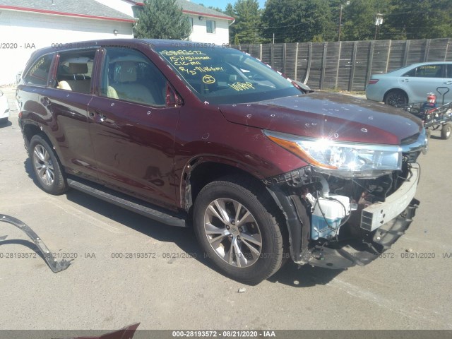 TOYOTA HIGHLANDER 2015 5tdjkrfh6fs117085