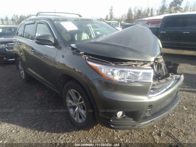 TOYOTA HIGHLANDER 2015 5tdjkrfh6fs210513