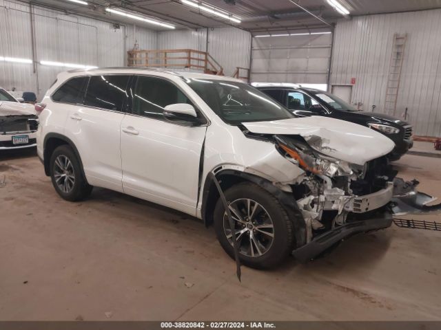 TOYOTA HIGHLANDER 2016 5tdjkrfh6gs236000