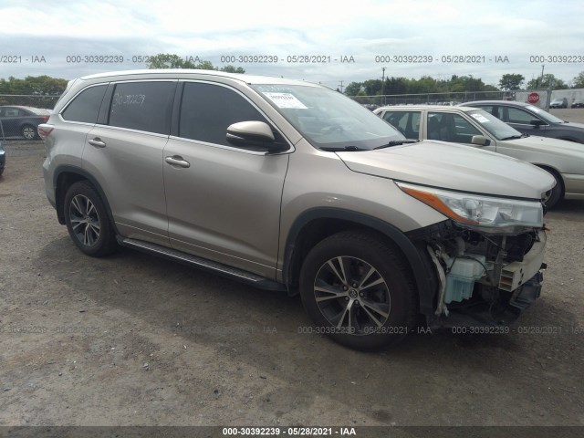 TOYOTA HIGHLANDER 2016 5tdjkrfh6gs295547