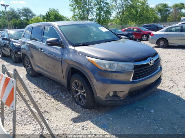 TOYOTA HIGHLANDER 2016 5tdjkrfh6gs319197