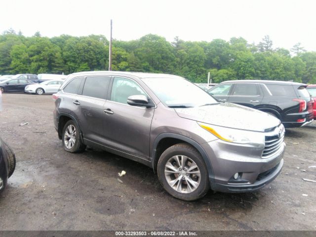 TOYOTA HIGHLANDER 2014 5tdjkrfh7es015812