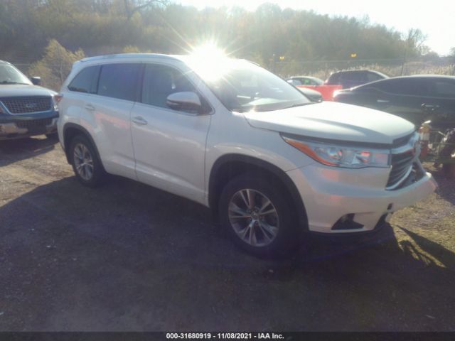 TOYOTA HIGHLANDER 2014 5tdjkrfh7es023120