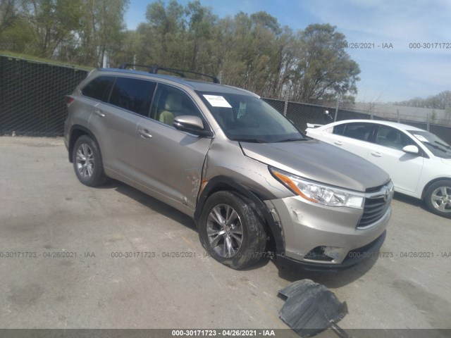 TOYOTA HIGHLANDER 2014 5tdjkrfh7es067814