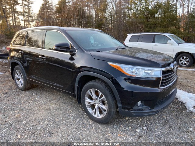 TOYOTA HIGHLANDER 2015 5tdjkrfh7fs084100