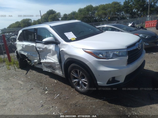 TOYOTA HIGHLANDER 2015 5tdjkrfh7fs109237