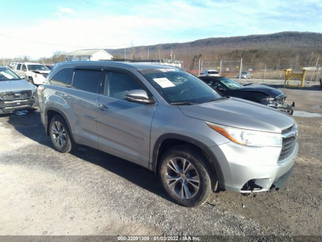 TOYOTA HIGHLANDER 2015 5tdjkrfh7fs143646