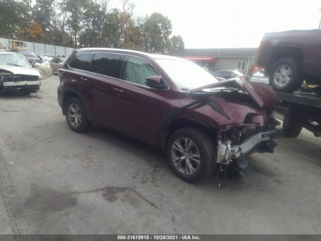 TOYOTA HIGHLANDER 2015 5tdjkrfh7fs163895