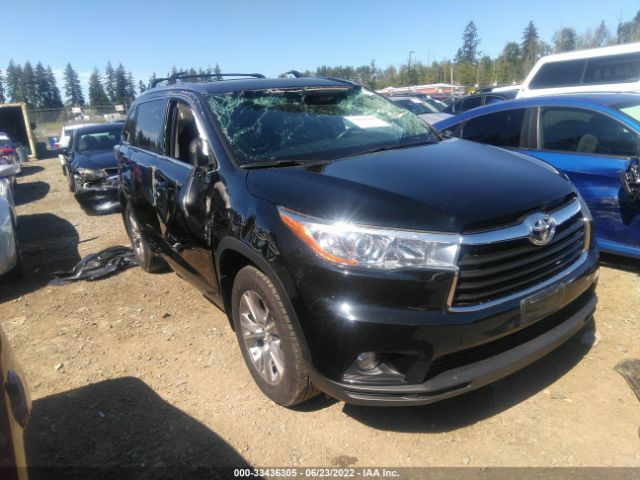 TOYOTA HIGHLANDER 2015 5tdjkrfh7fs207541