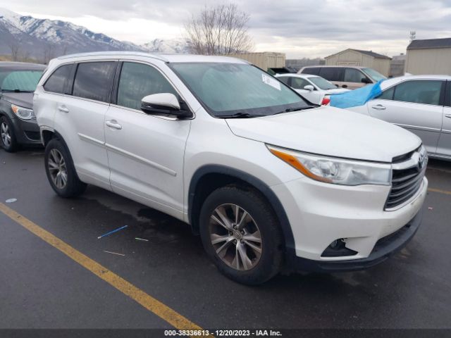 TOYOTA HIGHLANDER 2015 5tdjkrfh7fs221911