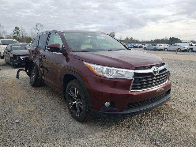 TOYOTA HIGHLANDER 2016 5tdjkrfh7gs250505