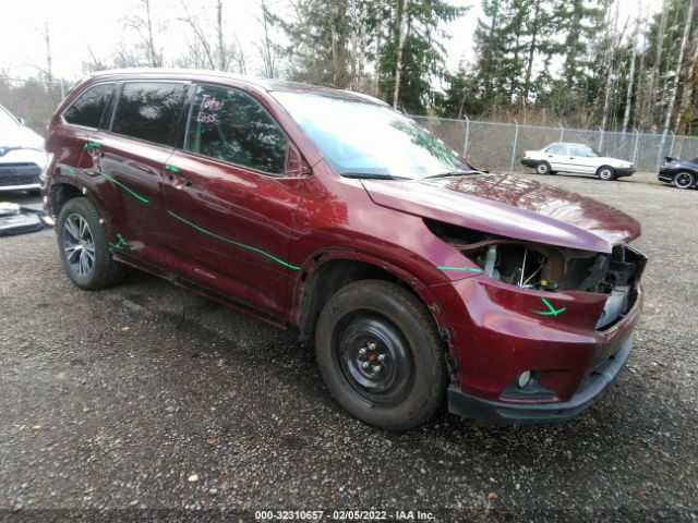 TOYOTA HIGHLANDER 2016 5tdjkrfh7gs285934