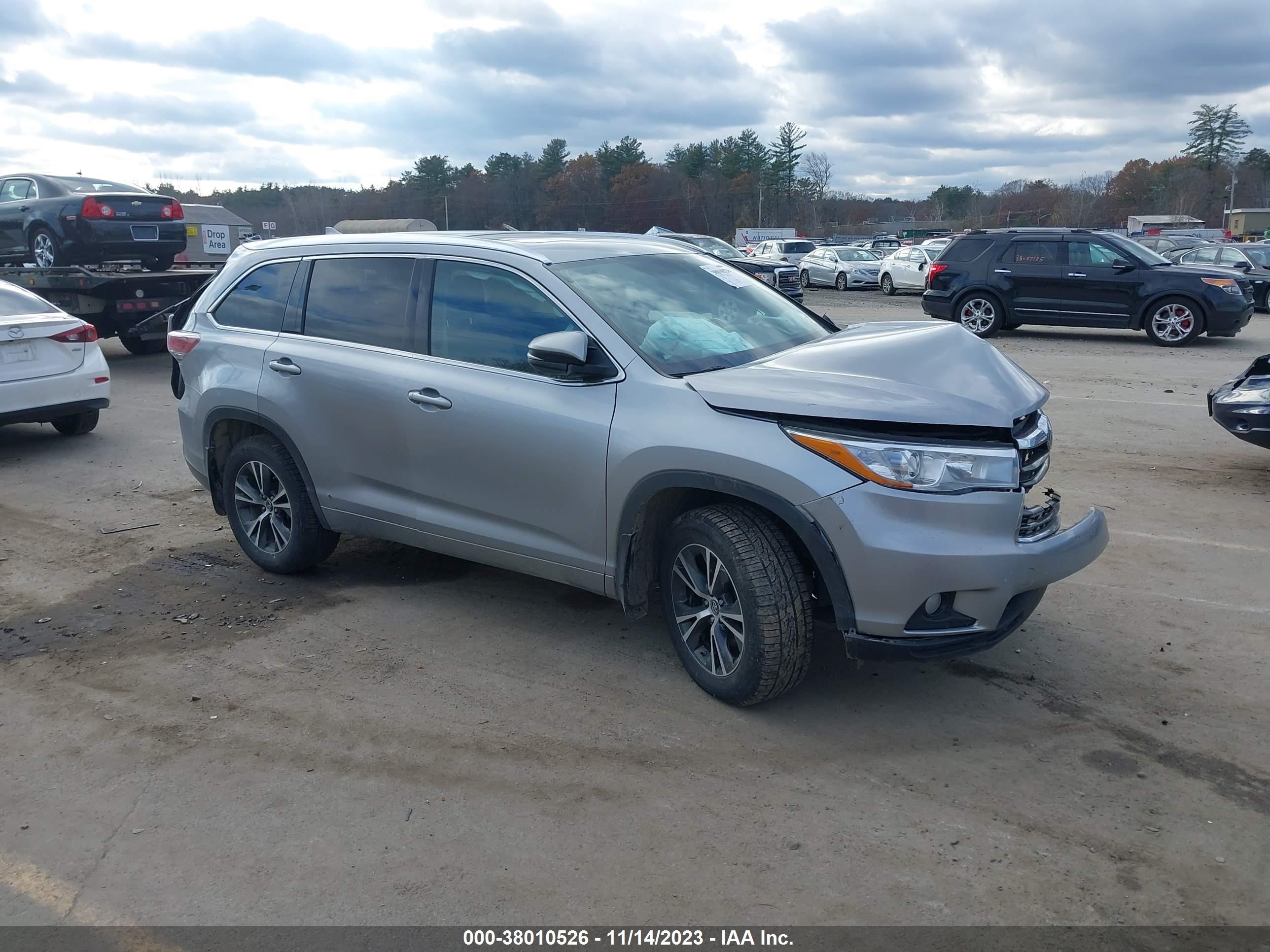 TOYOTA HIGHLANDER 2016 5tdjkrfh7gs329978