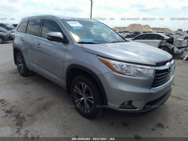 TOYOTA HIGHLANDER 2016 5tdjkrfh7gs334226