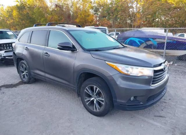 TOYOTA HIGHLANDER 2016 5tdjkrfh7gs350930