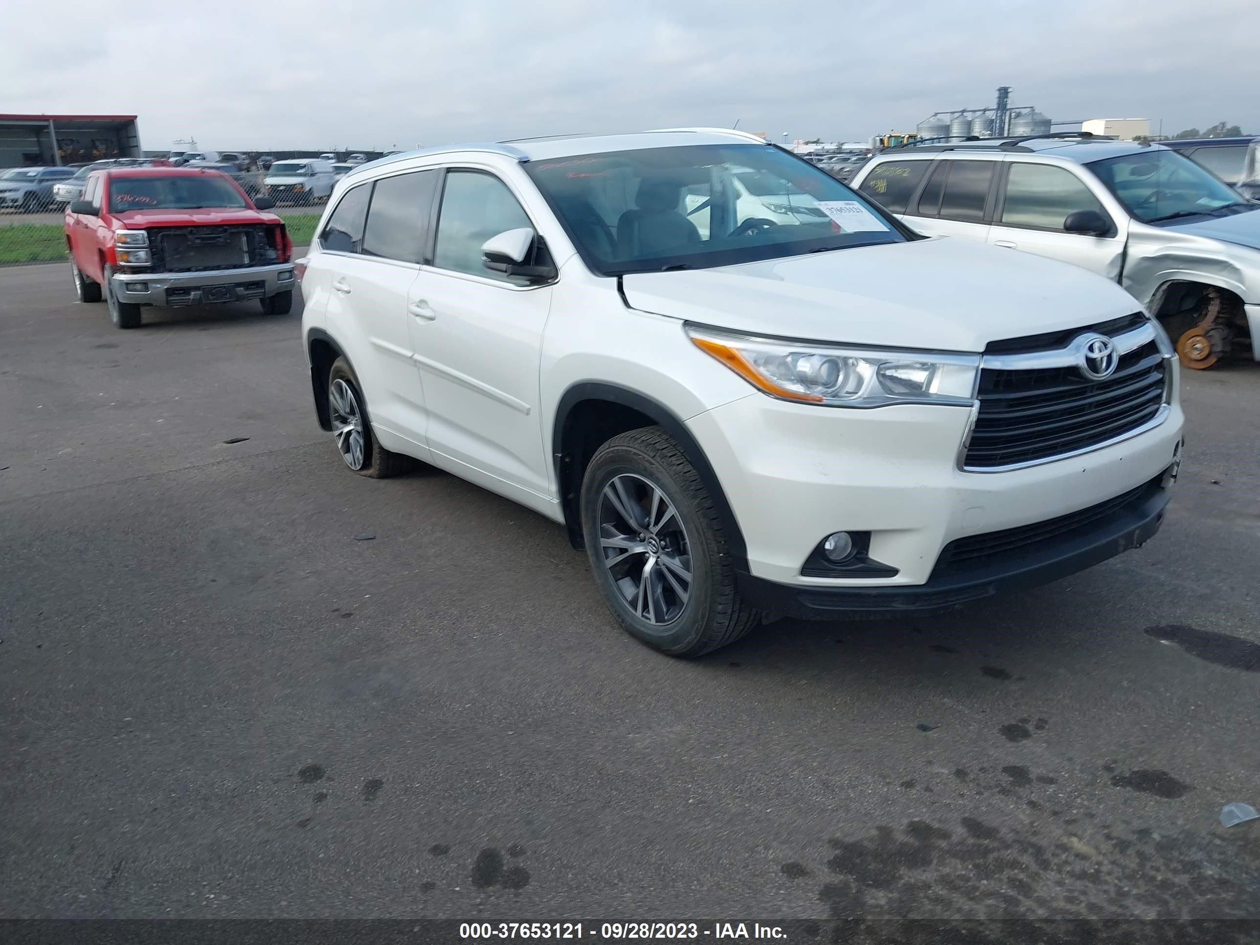 TOYOTA HIGHLANDER 2016 5tdjkrfh7gs351222