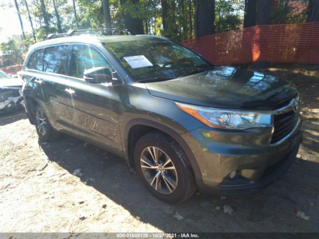 TOYOTA HIGHLANDER 2016 5tdjkrfh7gs356050