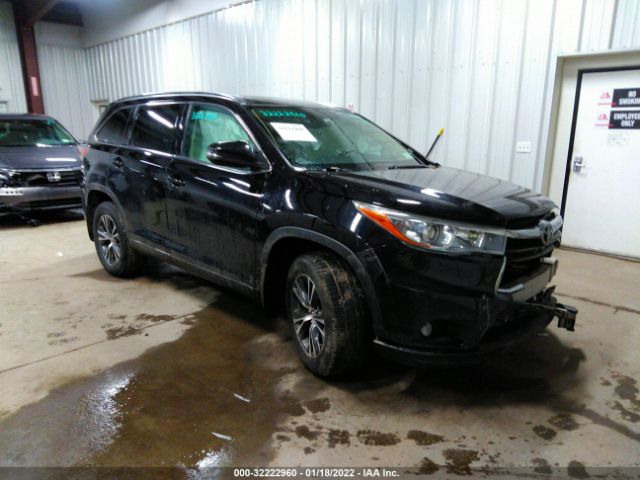 TOYOTA HIGHLANDER 2016 5tdjkrfh7gs500289