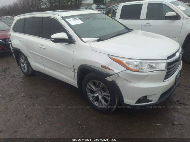 TOYOTA HIGHLANDER 2014 5tdjkrfh8es004706