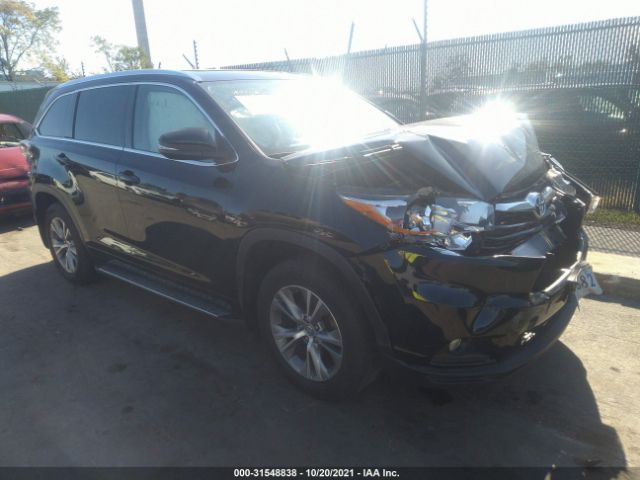 TOYOTA HIGHLANDER 2014 5tdjkrfh8es009503